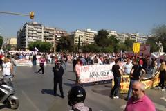 ΤΩΡΑ-Σε εξέλιξη η συγκέντρωση του ΠΑΜΕ στη Θεσσαλονίκη