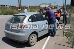 Ιστιαία: Έπεσαν πάνω σε φράχτη!