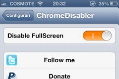 ChromeDisabler: cydia tweak new free