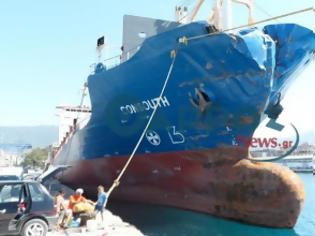 Φωτογραφία για Το λαβωμένο πλοίο του ναυαγίου της Μεθώνης