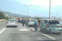 Καραμπόλα στη Στυλίδα - Ουρές στην εθνική οδό [video]