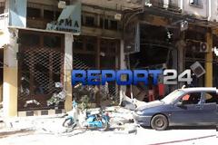 Μεγάλη έκρηξη στην Καλαμάτα - Ζημιές σε 25 καταστήματα