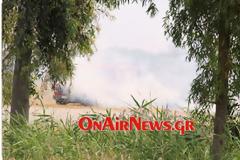 Φωτιά το μεσημέρι στο Μεσολόγγι