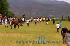 Πτώση αναβάτη στις Ιπποδρομίες στο Άγιο Γεώργιο Μεσολογγίου ευτυχώς χωρίς τραυματισμό...