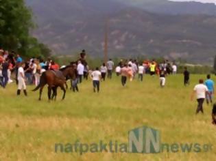 Φωτογραφία για Πτώση αναβάτη στις Ιπποδρομίες στο Άγιο Γεώργιο Μεσολογγίου ευτυχώς χωρίς τραυματισμό...