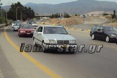 Ουρές αυτοκινήτων στην έξοδο της Λαμίας