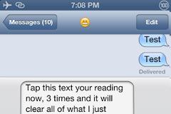 Triple Tap To Clear: Cydia tweak new free