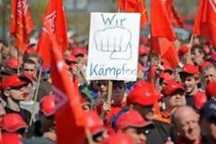 Μαζική απεργιακή κινητοποίηση στη Γερμανία