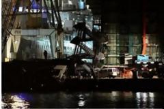 Πρόσκρουση πλοίου στην Γένοβα [video]