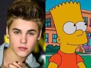 Φωτογραφία για Η guest εμφάνιση του Bieber στους Simpsons