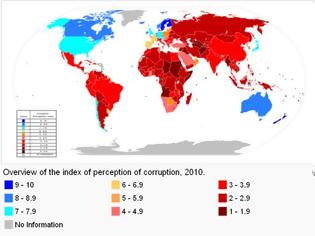 Φωτογραφία για Σλοβενία, Κροατία, Ουκρανία και Ελλάδα οι πρωταθλήτριες χώρες στη διαφθορά