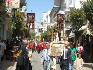 Φωτογραφία για Λιτάνευση της εικόνας της Ζωοδόχου Πηγής στον Πύργο [video]