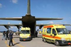 Αερογέφυρα ζωής από τη Χίο στο Ηράκλειο