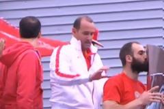 Aποθεωτική η υποδοχή στους Πρωταθλητές Ευρώπης - Δείτε video