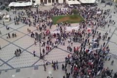 Πάτρα-Tώρα: Δείτε φωτο από την συγκέντρωση των εκπαιδευτικών