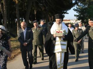 Φωτογραφία για Επίσημη υποδοχή λειψάνου Αγίου Γεωργίου Τροπαιοφόρου στο Στρατόπεδο Πατσούκα στην Αλεξανδρούπολη