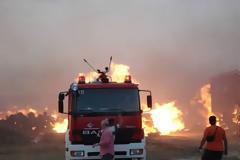 Φωτιά στην Αλμυρίδα Χανίων