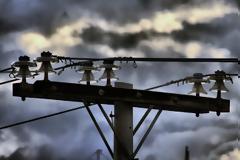 Χανιά: Έσπασε κολώνα ηλεκτροφωτισμού στους Αγίους Αποστόλους από τους ανέμους