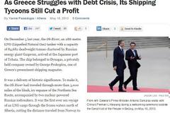 TIME: Πώς οι Έλληνες εφοπλιστές διασώζουν τους... Γερμανούς