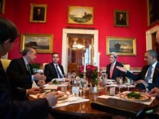 Φωτογραφία για Ο Ομπάμα, ο Ερντογάν και η Ελλάδα… Φωτογραφία από το “περίφημο” δείπνο στο Λευκό Οίκο