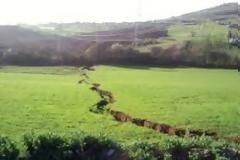 Ρήγμα απειλεί την Εθνική Κορίνθου - Τρίπολης