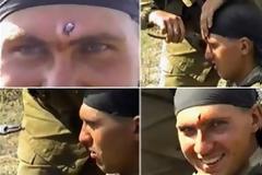 Σκληροτράχηλος ρώσος στρατιώτης με... αλεξίσφαιρο μέτωπο