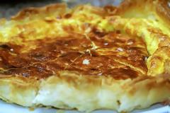 Kις λορέν με κολοκυθάκια και τυρί