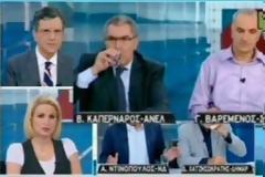 Aπολαυστικό βίντεο: Ήπιε όλα τα ποτήρια με το νερό στην εκπομπή του Αυτιά!