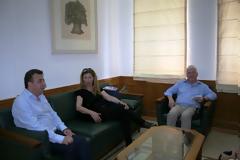 Γερμανός δημοσιογράφος που ειδικεύεται στο τουριστικό ρεπορτάζ επισκέφθηκε τον Περιφερειάρχη Κρήτης