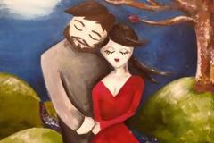 Ζωγράφισε τον άντρα των ονείρων της, τον βρήκε και τον παντρεύτηκε!