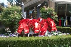 Κατάθεση στεφανιών στην επέτειο 50 χρόνων από το θάνατο του Γρηγόρη Λαμπράκη