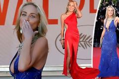 Σάρον Στόουν: Το μπούστο και τα καλλίγραμμα πόδια της τρέλαναν τις Κάννες