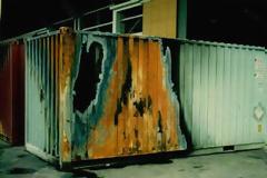 «Λαμπάδιασε» εμπορευματοκιβώτιο στο Πέραμα