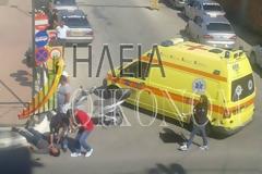 Πεζός τραυματίστηκε στο κεφάλι έξω από τα KTΕΛ Πύργου