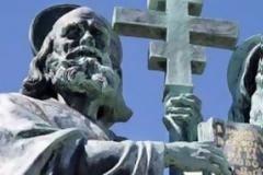 Θεσσαλονίκη: Αποκαλυπτήρια μνημείου των Αγίων Κυρίλλου και Μεθοδίου