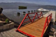 Μαρίνα και οργανωμένη πλαζ στην (σκοπιανή) Δοϊράνη