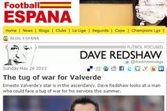 football-espana.net : «ΜΑΧΗ» ΓΙΑ ΒΑΛΒΕΡΔΕ