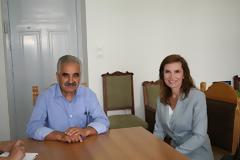 Συνάντηση της πρέσβειρας της Αυστραλίας με τον αντιπεριφερειάρχη Ηρακλείου