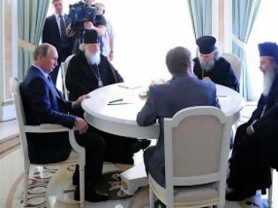 Φωτογραφία για Όταν ο Πατριάρχης Ιεροσολύμων συνάντησε τον Βλαντιμίρ Πούτιν