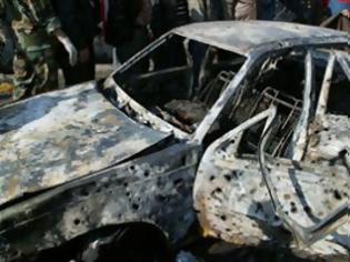 Φωτογραφία για Τέσσερις νεκροί από έκρηξη παγιδευμένου αυτοκινήτου στη Συρία