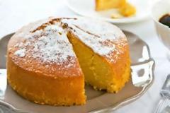 Κέικ πορτοκάλι με ανθότυρο