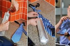 Δεν το έχετε ξαναδεί: Γραβάτα... να την πιείτε!