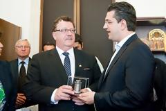 Επίσκεψη του Χανς Γιοακίμ Φούχτελ στον Απ. Τζιτζικώστα