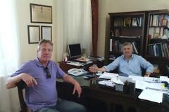 Μια ιδιαίτερη επίσκεψη δέχτηκε ο Δήμαρχος Πρέβεζας