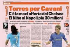 Προσφορά 30 εκ. και Τόρες της Τσέλσι για Καβάνι!