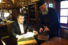 3194 - Ο Περιφερειάρχης Κεντρικής Μακεδονίας κ. Απ. Τζιτζικώστας στο Άγιο Όρος