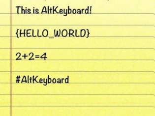 Φωτογραφία για AltKeyboard: Cydia tweak new 0.99$