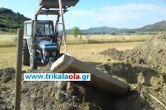 Μεγάλη παράνομη ανασκαφή σε αρχαιολογικό χώρο στους Γόννους Λάρισας