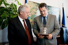 Επίσκεψη Φ. Κουβέλη στον Περιφερειάρχη Κεντρικής Μακεδονίας Απ. Τζιτζικώστα