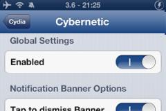 Cybernetic: Cydia tweak new